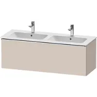 Duravit Waschtischunterschrank D-Neo 128x46,2x44cm, 1 A, wandhängend, chr/Taup ma
