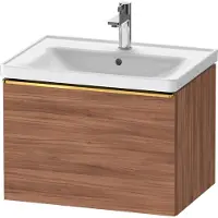 Duravit D-Neo bâti-support lavabo suspendu, 634x440x452mm, 1 tiroir, avec poignée or poli, DE4254034790000