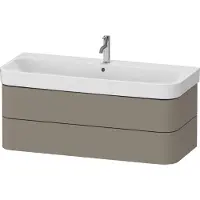 Duravit Happy D.2 Plus Waschtischunterbau wandhängend, 1175x490mm, 2 Schubkästen, HP4389092920000