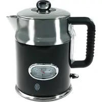 Russell Hobbs Wasserkocher Retro, Schwarz, 1,7 Liter