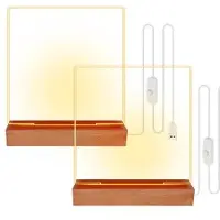 OEM Holz-LED-Lichtbasis-Set aus Acryl für Dekorationsdisplays