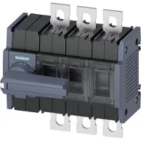 Siemens LASTTRENNSCHALTER 690V 250A 3P BG2, 3P, IP00, 168 mm, 139 mm, 137 mm, 85 mm
