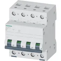 Siemens 5SL4404-6 Leitungsschutzschalter 400V 10kA, 4-polig, B, 4A 5SL44046