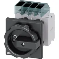 Siemens Lasttrennschalter Schwarz 4polig 16 mm² 40 A 1 Schließer, 1 Öffner 690 V/AC 3LD33541TL51, 4P, IP65, 60 mm, 79 mm, 85 mm, 110 mm