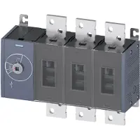 Siemens 3KD5630-0RE10-0 Lasttrennschalter 2000A, Baugr. 5, 3-polig Frontantrieb links Grundgerät 3KD56300RE100