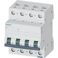 Siemens Leitungsschutzschalter UC B 4A 3+N 400V 5SL4604-6