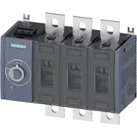 Siemens 3KD4434-0PE10-0 Lasttrennschalter 500A, Baugr. 3, 3-polig Seitenantrieb links Grundgerät 3KD44340PE100