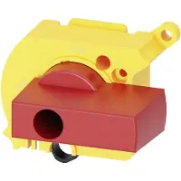 Siemens 3LD9287-3C Zusatzgriff für Türkupplungsdrehantrieb, Rot/gelb, 30A bis 60A Zubehör 3LD92873C