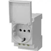 Siemens 5TE6802 Steckdose 16A mit Deckel, ohne Zulassung nach DIN VDE 0620 und CEI 23-5