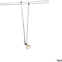 SLV 139082 TELESKOP, Seilleuchte für TENSEO Niedervolt-Seilsystem, QR-C51, chrom, B/H/T 4,5/21-52/1 cm