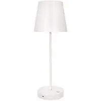 BRANDANI Altair LED-Touchlampe aus weißem Metall
