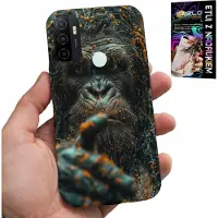 Inny producent Hülle für Oppo A53S / A53 2020 - Affe, kleines Affenkind, Gorilla, Tiere + Schutzglas