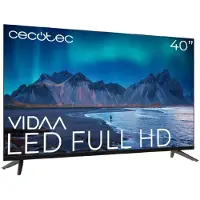 Cecotec 00991, 101,6 cm (40"), 1920 x 1080 Pixel, LED, Smart-TV, WLAN, Schwarz