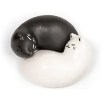 Kikkerland Purrfect 8.25x3.75x6.5 Cm Magnetisch Salz-und Pfeffermühle