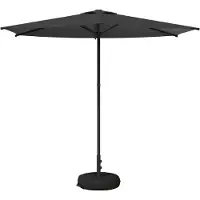 vidaXL Garten-Schirm mit Fuß 270 x 270 cm Polyester Rechtwinklig