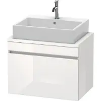 Duravit Waschtischunterschrank Com DuraStyle 70x47,8cm, w hgl/we ma, f Kons, 1 Ausz.