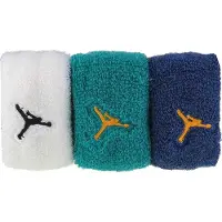 Nike - "Jordan Jumpman" Haarband, Logo (3er-Pack) PP8714 (Einheitsgröße) (Blau/Weiß)
