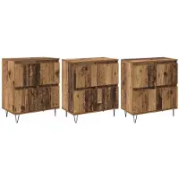 vidaXL Sideboards 3 stk. Altholz