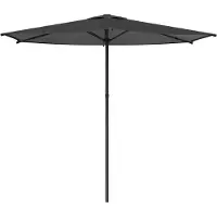 vidaXL Gartensonnenschirm 270 x 270 cm Polyester Rechtwinklig