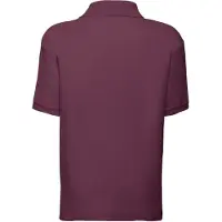 Fruit Of The Loom - "65/35" Poloshirt für Kinder LT1880 (116) (Burgunderrot)