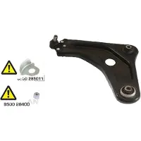 TRISCAN Lenker Radaufhängung Querlenker mit Gummilager für u.a. PEUGEOT 208