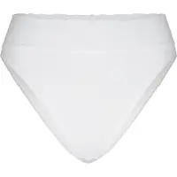 Calida Slip "Slip Iconics High Cut Slip 1er Pack", Damen, Gr. 44-46, weiĂ, Obermaterial: 100% Baumwolle CO., Unterhosen Slip