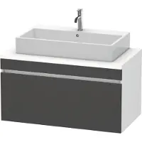 Duravit Waschtischunterschrank DuraStyle 100x54,8cm, gra m/we ma, f Kons, 1 Ausz.