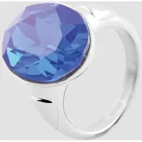 Akzent Fingerring "Bisan, langlebig" Gr. 58, silber (silberfarbig), Fingerringe, Damen, 58, Edelstahl, Fingerring