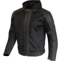 Merlin Rigger D3O Mesh Motorrad Textiljacke, schwarz, L