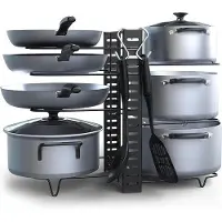OEM Platzsparendes 8-stufiges Kochgeschirrregal, 38x46cm, flexibel