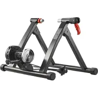 Vevor Bike Trainer, 6 Level Resistance, 660.4-736.6 mm & 700C Wheels, Foldable Magnetic Bicycle Stationary Stand for Indoor Exercise Riding with Quick Release Skewer & Front Wheel Riser Block, Black