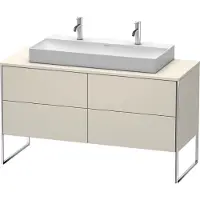 Duravit Waschtischunterschrank XSquare 140x54,8x77,8cm, 4 Schubk., steh., Taupe