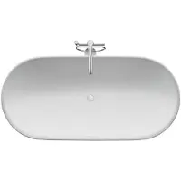 Duravit 700461000000000 Badewanne Luv 1600x750mm, Weiß