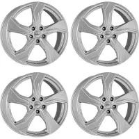 Dezent 4 KB silver Felgen 7.5Jx17 5x112 für Ford Tourneo Connect Transit Connect