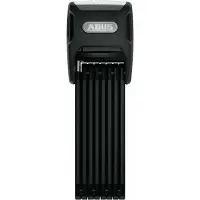 ABUS Faltschloss Bordo Alarm 6000A SH mit Halterung - Fahrradschloss aus gehärtetem Stahl - mit 100 dB Warnton - -Sicherheitslevel 10 - 120 cm - Schwarz