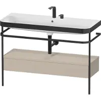 Duravit Möbelwaschtisch-Kombi Happy D.2 Plus 117,5x49cm, m Konso, 1 Lad, 2 HL, T m