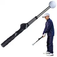 OEM Golftraininghilfe mit Teleskop für flexiblen Rhythmus, Trainingsständer für Golfpraktizierende