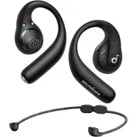 Soundcore Open-Ear Kopfhörer, Ultra leicht, Bequem, Ergonomisches Design, Intensiver Sound LDAC, Bluetooth 5.3, IPX5 Wasserschutz, 46h Akku, App, Kabellos