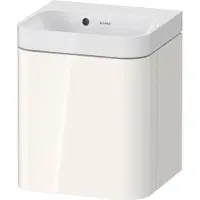 Duravit Möbelwaschtisch Happy D.2 Plus 40x36cm, 1 T., Anschl li, o. HL, we hgl