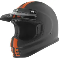 Bogotto V381 Schergo Helm, schwarz matt/orange, 2XL (63)