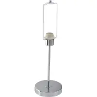 Näve Fuß-Tischleuchte; Farbe: chrom, 104942