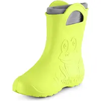 Ladeheid Damen federleichte Eva Gummistiefel Regenschuhe gefüttert LA-CA-12 (Limone, 40/41 EU)