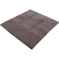 Stanislaw Jurga PillowPrim Hundekissen Hundekorb Kissen Hundepolster Hundehütte Polsterbetten kleine Hunde R1-36 x 30 cm Graphit Samt