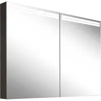 Schneider ARANGA TW Lichtspiegelschrank, 2 Türen, 895x120x700mm, Lichtbänder oben, 160.490.02.44