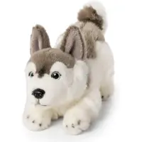 Living Nature Husky Kuscheltier Spielzeug Hund Welpe weiches Plüsch