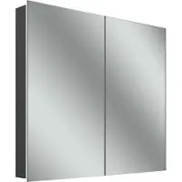 Schneider Style TW LED Lichtspiegelschrank, 2 Türen, Steckdose rechts, 61,5x71,5x12cm