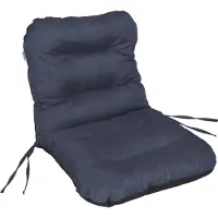 Hobbygarden Gartenstuhlauflage – 96×48 cm – Sitz- & Rückenpolster, 7 cm dick, Oxford-Gewebe, wetterfest & bequem, farbe DUNKELBLAU