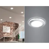 TRIO LED Einbaustrahler Aura 8,2cm grau