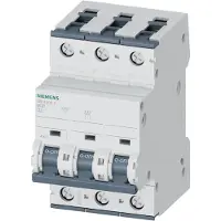 Siemens MCB 3 Pole Type D 10kA 2A 400V