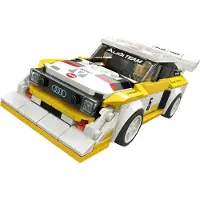 LEGO 76897 Speed Champions 1985 Audi Sport quattro S1, Spielzeugauto für Mädchen und Jungen ab 7 Jahre, Bausatz für Modellauto, Rennauto